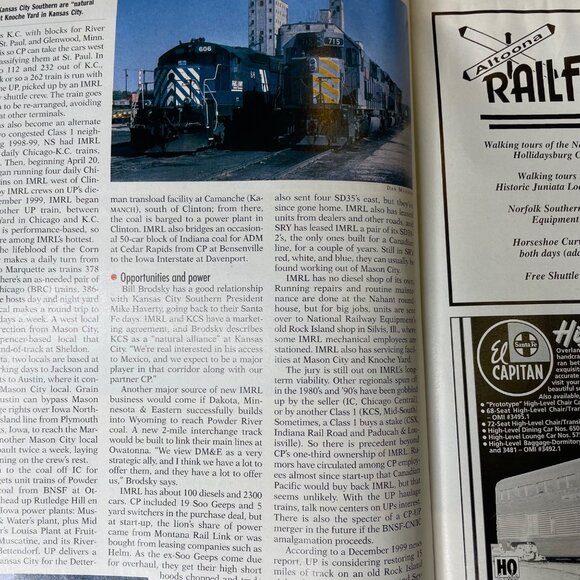 Trains Magazine September 2000 Vol 60 no 9 Railroad Enthusiast Book u California - Picture 10 of 10